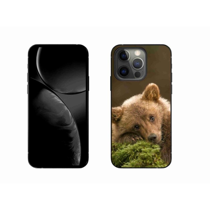 Gelový kryt mmCase na mobil iPhone 13 Pro 6.1 - medvěd