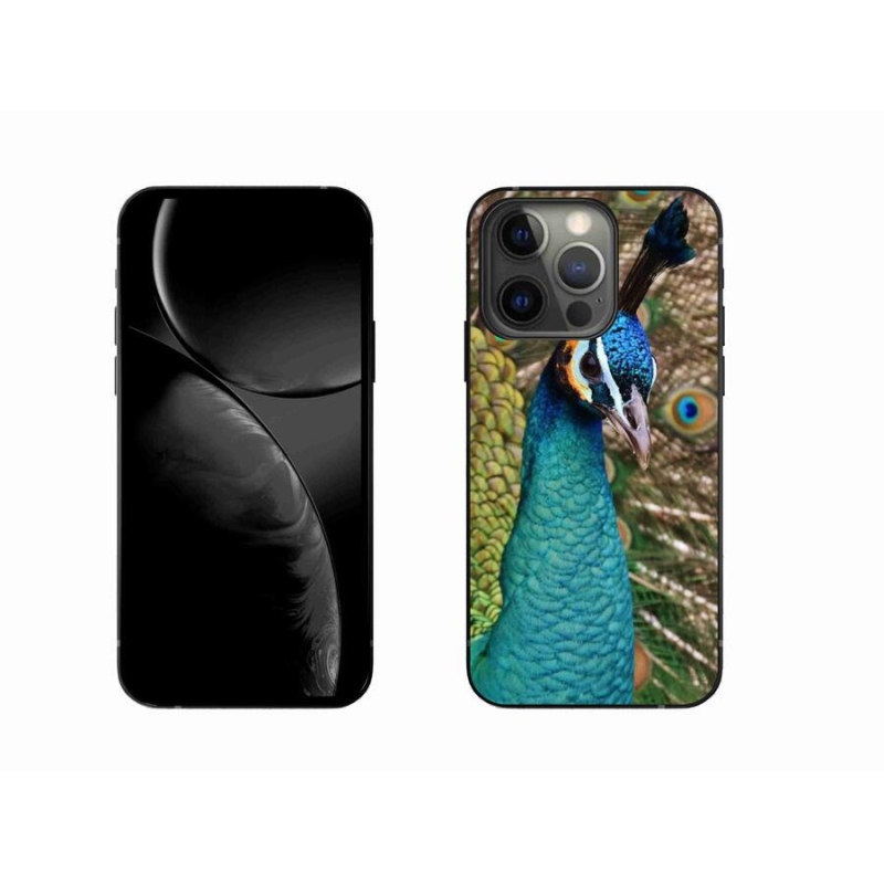 Gelový kryt mmCase na mobil iPhone 13 Pro 6.1 - páv
