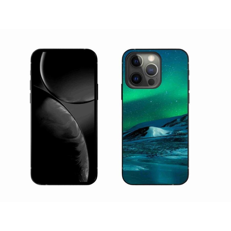Gelový kryt mmCase na mobil iPhone 13 Pro 6.1 - polární záře