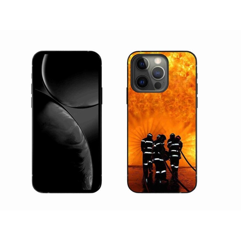 Gelový kryt mmCase na mobil iPhone 13 Pro 6.1 - požár