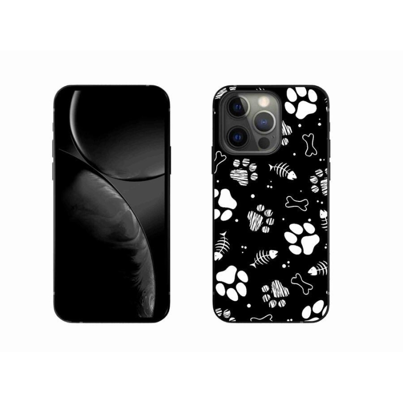 Gelový kryt mmCase na mobil iPhone 13 Pro 6.1 - psí tlapky