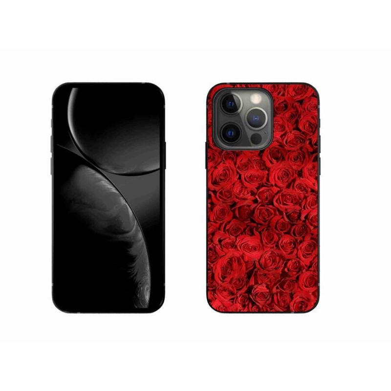 Gelový kryt mmCase na mobil iPhone 13 Pro 6.1 - růže
