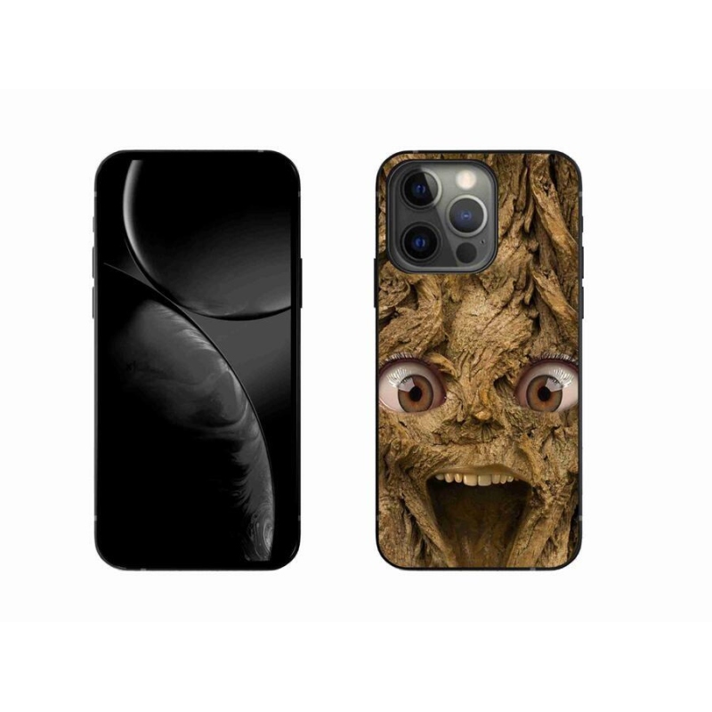 Gelový kryt mmCase na mobil iPhone 13 Pro 6.1 - veselý strom s očima