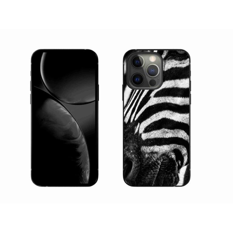 Gelový kryt mmCase na mobil iPhone 13 Pro 6.1 - zebra