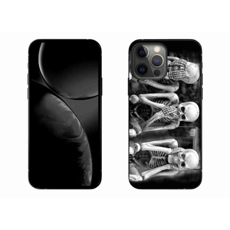 Gelový kryt mmCase na mobil iPhone 13 Pro Max 6.7 - kostlivci