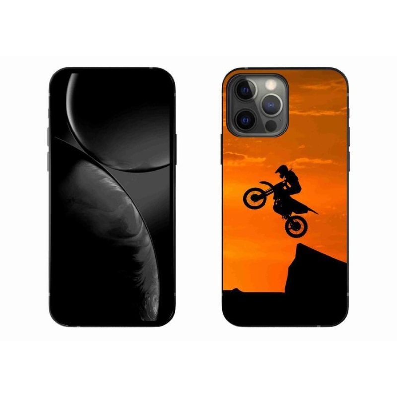 Gelový kryt mmCase na mobil iPhone 13 Pro Max 6.7 - motocross