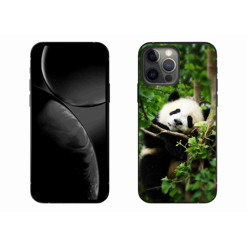 Gelový kryt mmCase na mobil iPhone 13 Pro Max 6.7 - panda