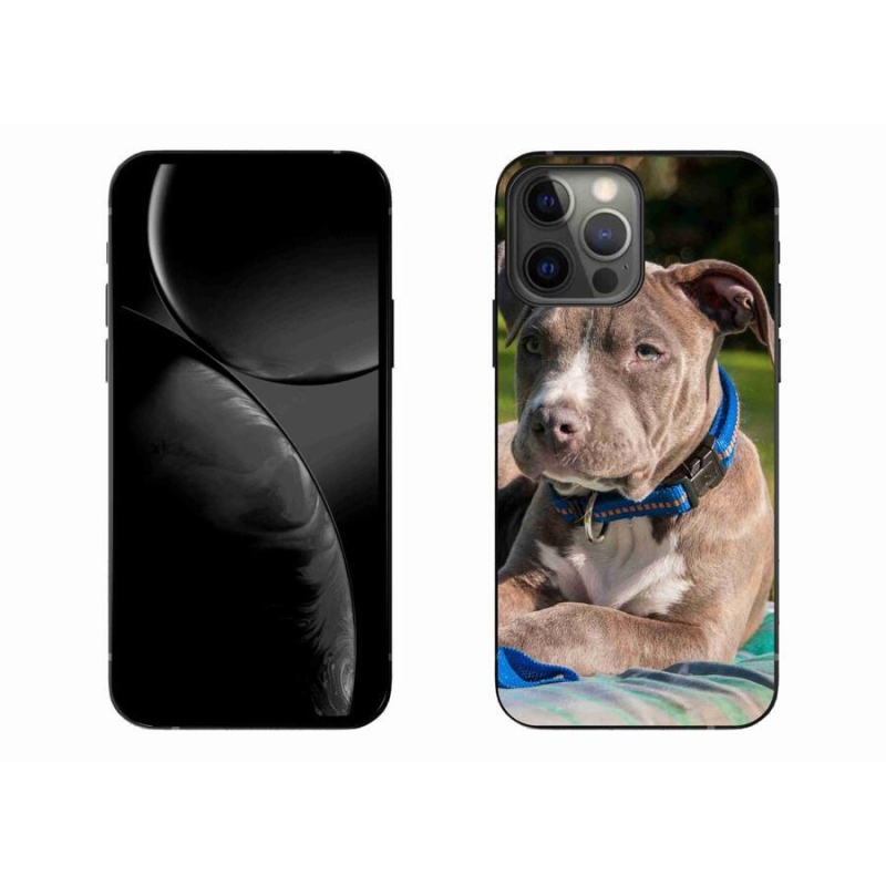 Gelový kryt mmCase na mobil iPhone 13 Pro Max 6.7 - pitbull