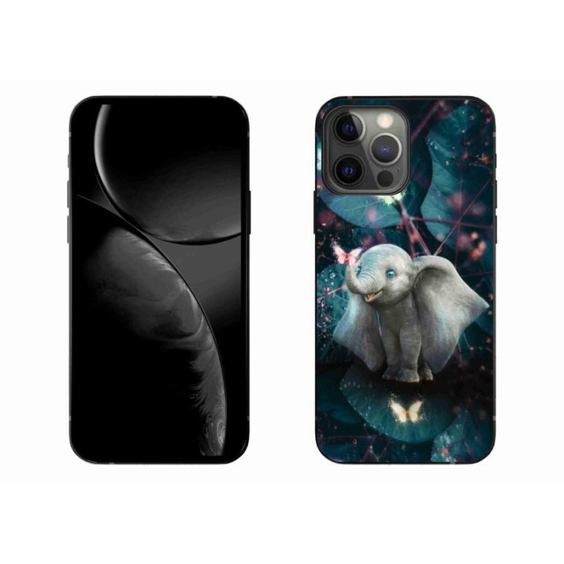 Gelový kryt mmCase na mobil iPhone 13 Pro Max 6.7 - roztomilý slon