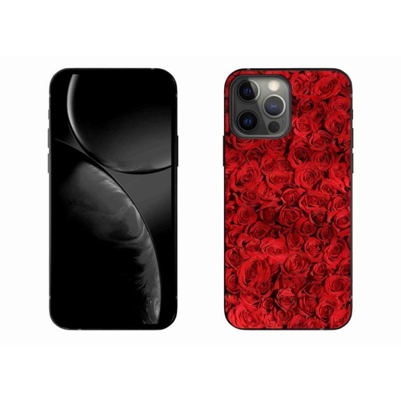 Gelový kryt mmCase na mobil iPhone 13 Pro Max 6.7 - růže