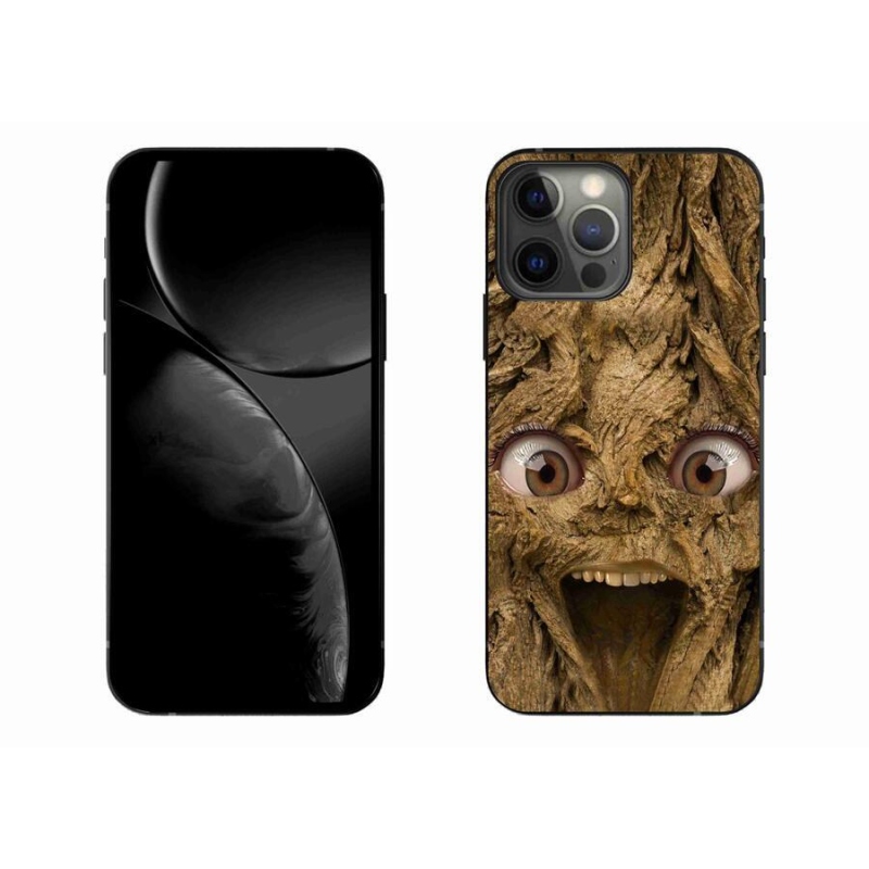 Gelový kryt mmCase na mobil iPhone 13 Pro Max 6.7 - veselý strom s očima