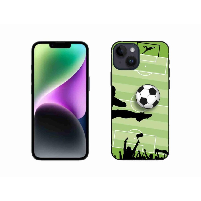 Gelový kryt mmCase na mobil iPhone 14 - fotbal 3