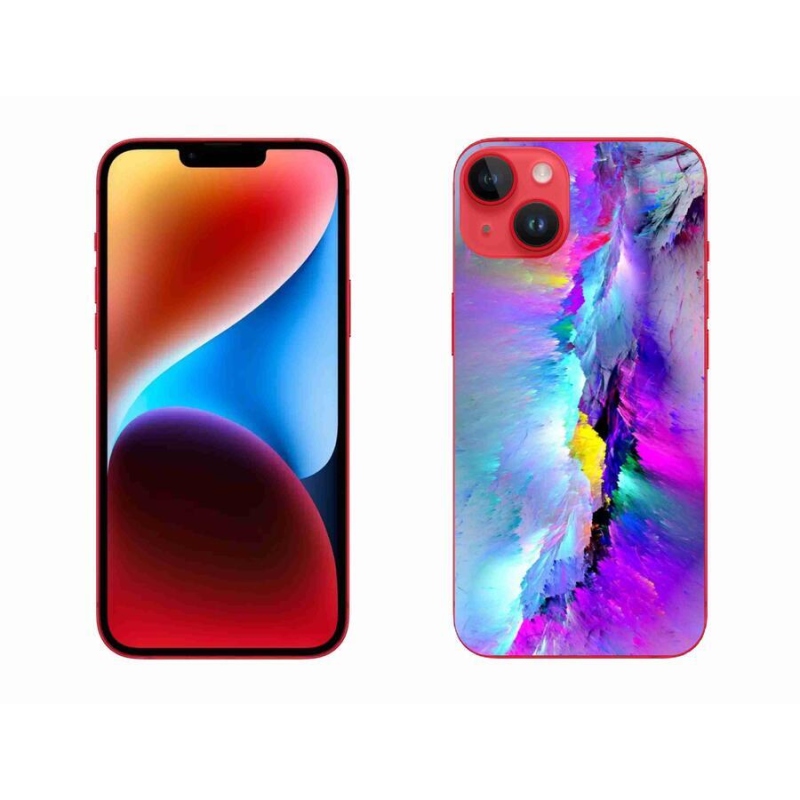 Gelový kryt mmCase na mobil iPhone 14 Plus - abstrakt