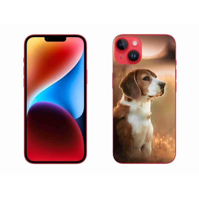 Gelový kryt mmCase na mobil iPhone 14 Plus - bígl