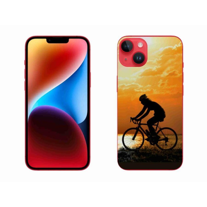 Gelový kryt mmCase na mobil iPhone 14 Plus - cyklovýlet