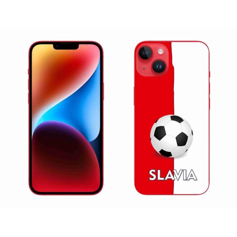 Gelový kryt mmCase na mobil iPhone 14 Plus - fotbal 2