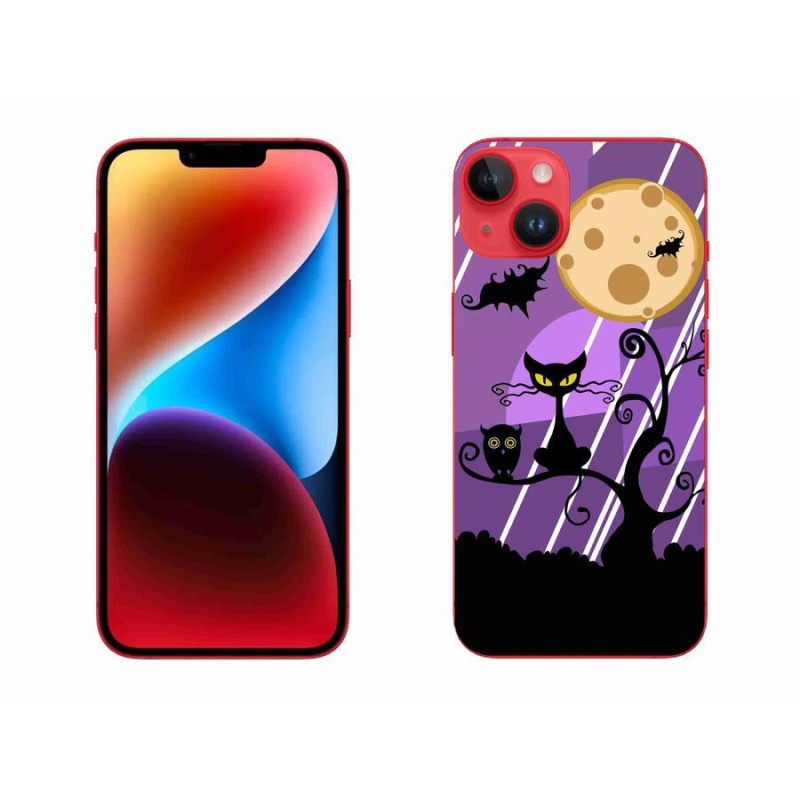 Gelový kryt mmCase na mobil iPhone 14 Plus - halloween