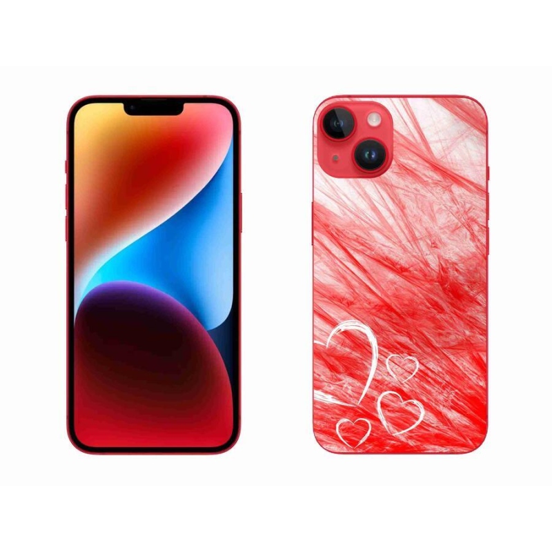 Gelový kryt mmCase na mobil iPhone 14 Plus - heart