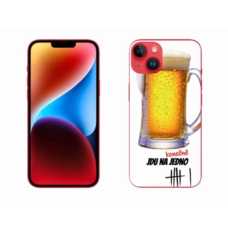 Gelový kryt mmCase na mobil iPhone 14 Plus - jdu na jedno