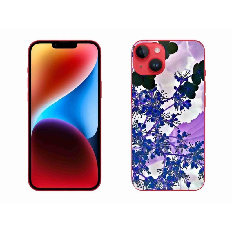 Gelový kryt mmCase na mobil iPhone 14 Plus - květ hortenzie