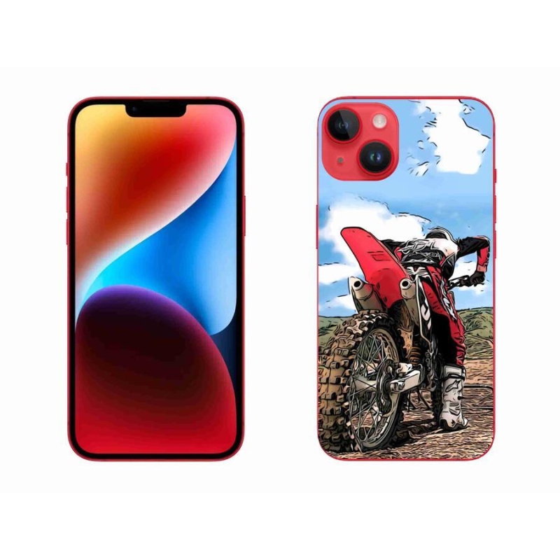 Gelový kryt mmCase na mobil iPhone 14 Plus - moto