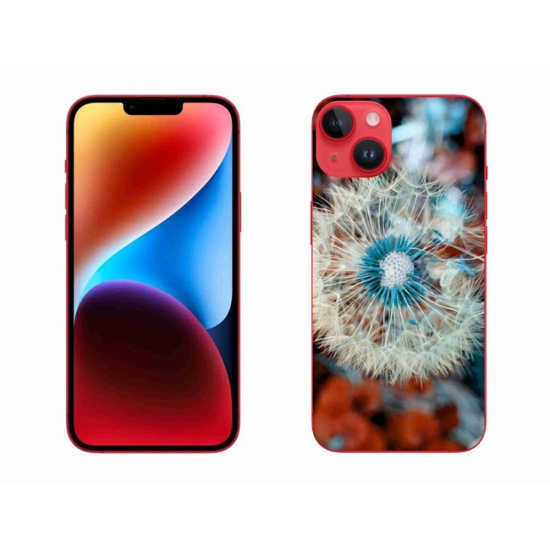 Gelový kryt mmCase na mobil iPhone 14 Plus - odkvetlá pampeliška 1