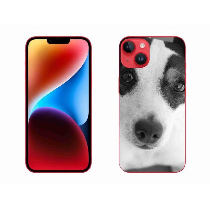 Gelový kryt mmCase na mobil iPhone 14 Plus - pes