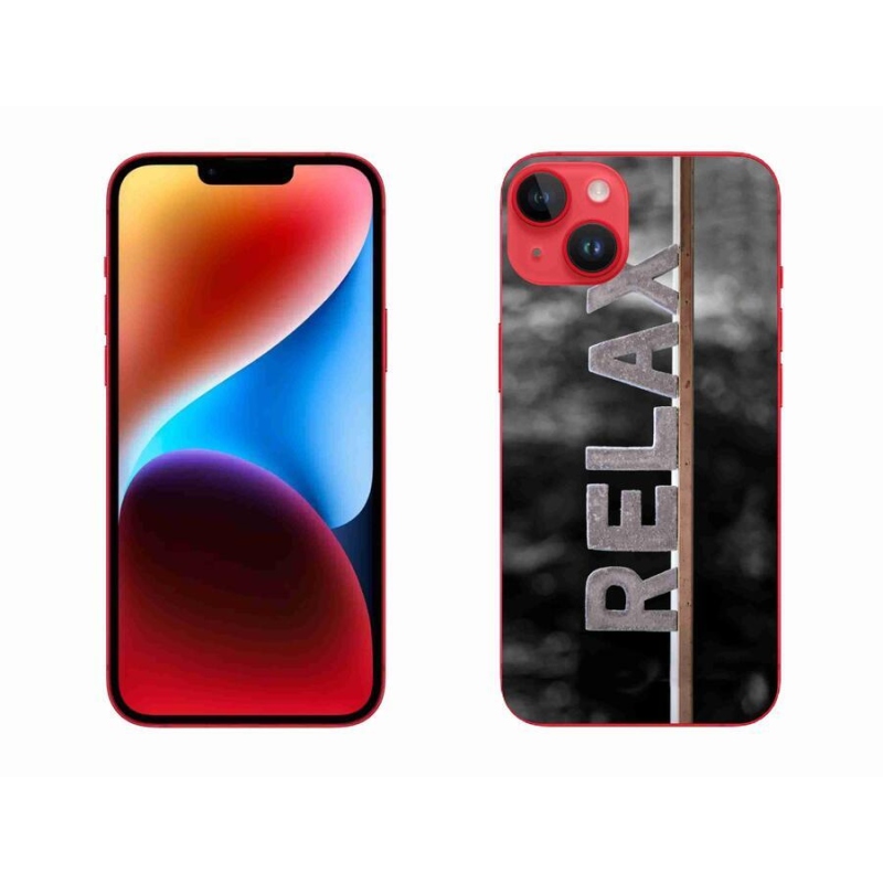 Gelový kryt mmCase na mobil iPhone 14 Plus - relax 1