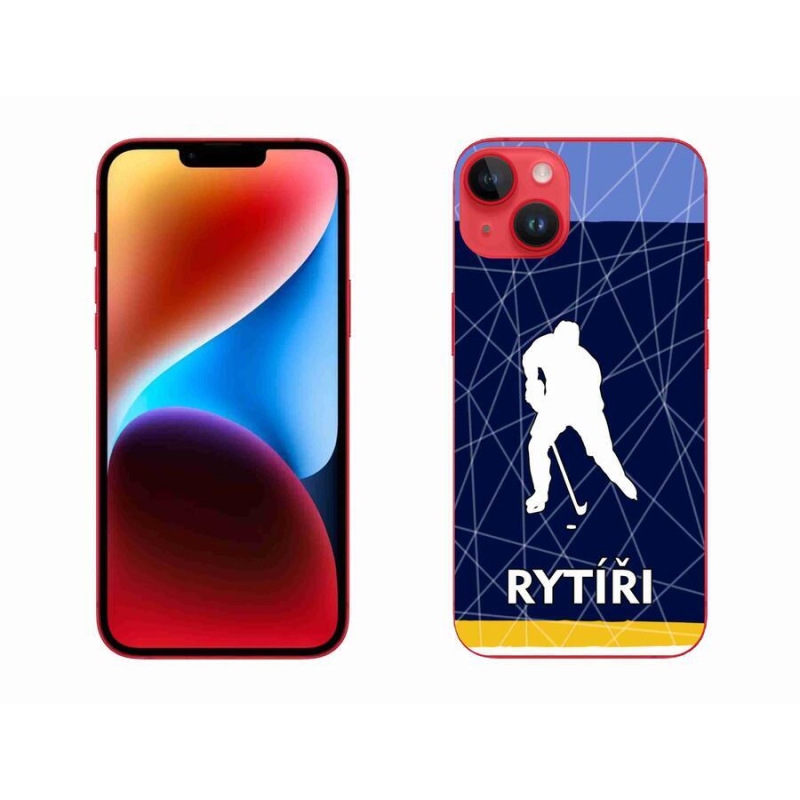 Gelový kryt mmCase na mobil iPhone 14 Plus - Rytíři