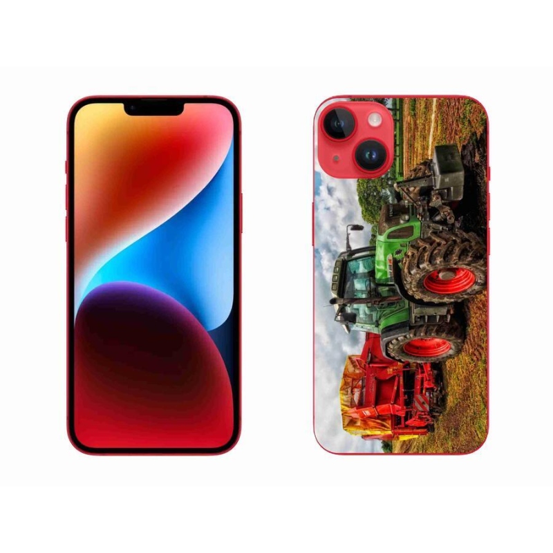Gelový kryt mmCase na mobil iPhone 14 Plus - traktor 4