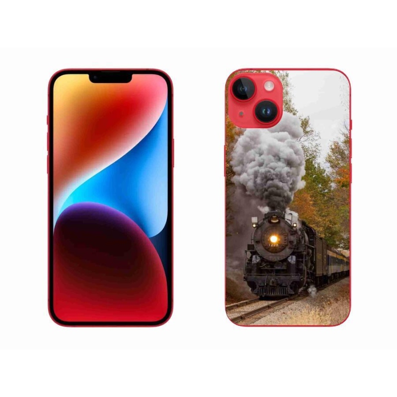 Gelový kryt mmCase na mobil iPhone 14 Plus - vlak 1