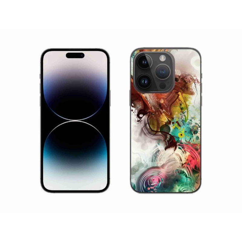 Gelový kryt mmCase na mobil iPhone 14 Pro 6.1 - abstrakt 1