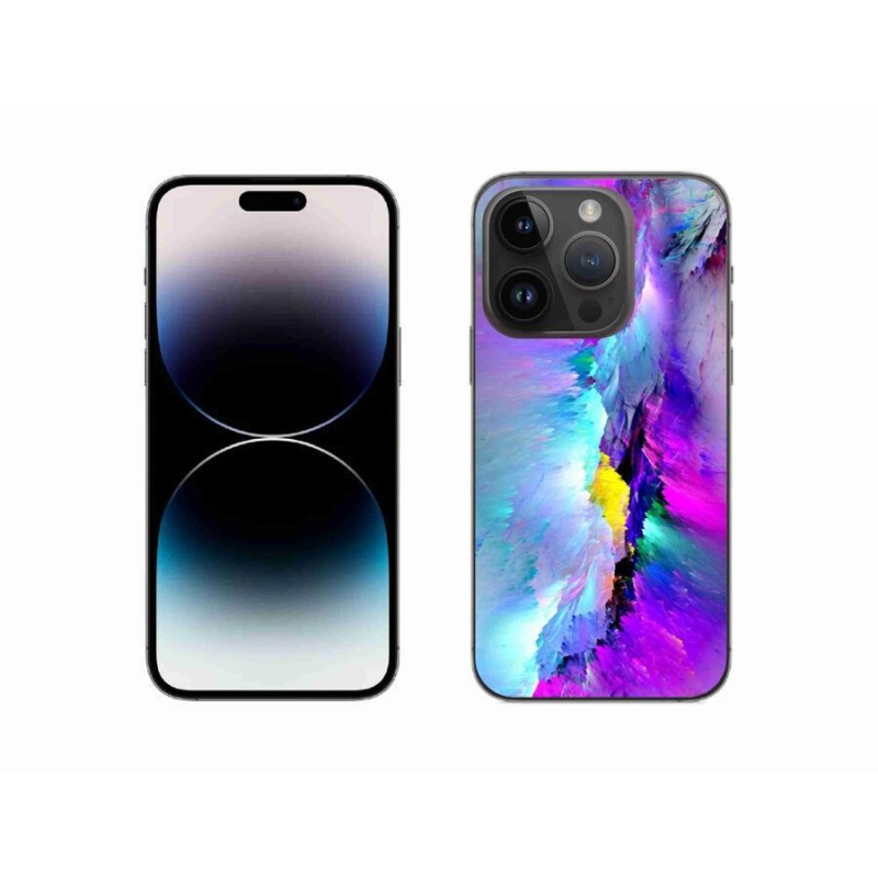 Gelový kryt mmCase na mobil iPhone 14 Pro 6.1 - abstrakt