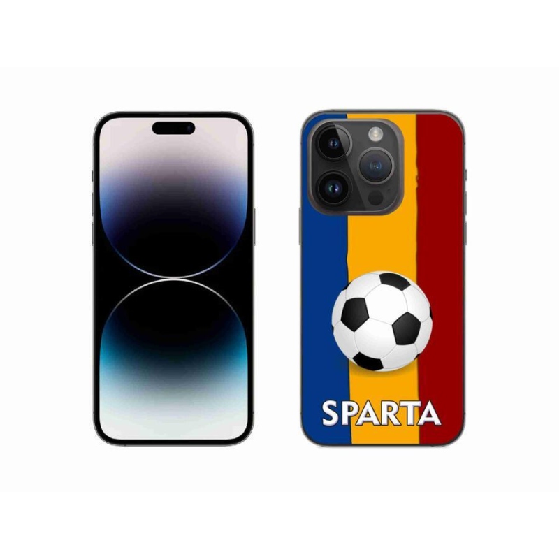 Gelový kryt mmCase na mobil iPhone 14 Pro 6.1 - fotbal 1