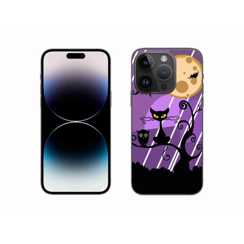 Gelový kryt mmCase na mobil iPhone 14 Pro 6.1 - halloween