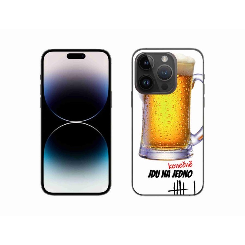 Gelový kryt mmCase na mobil iPhone 14 Pro 6.1 - jdu na jedno