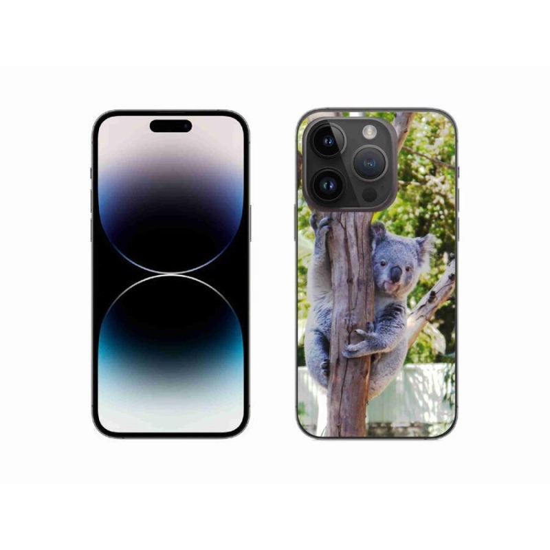 Gelový kryt mmCase na mobil iPhone 14 Pro 6.1 - koala