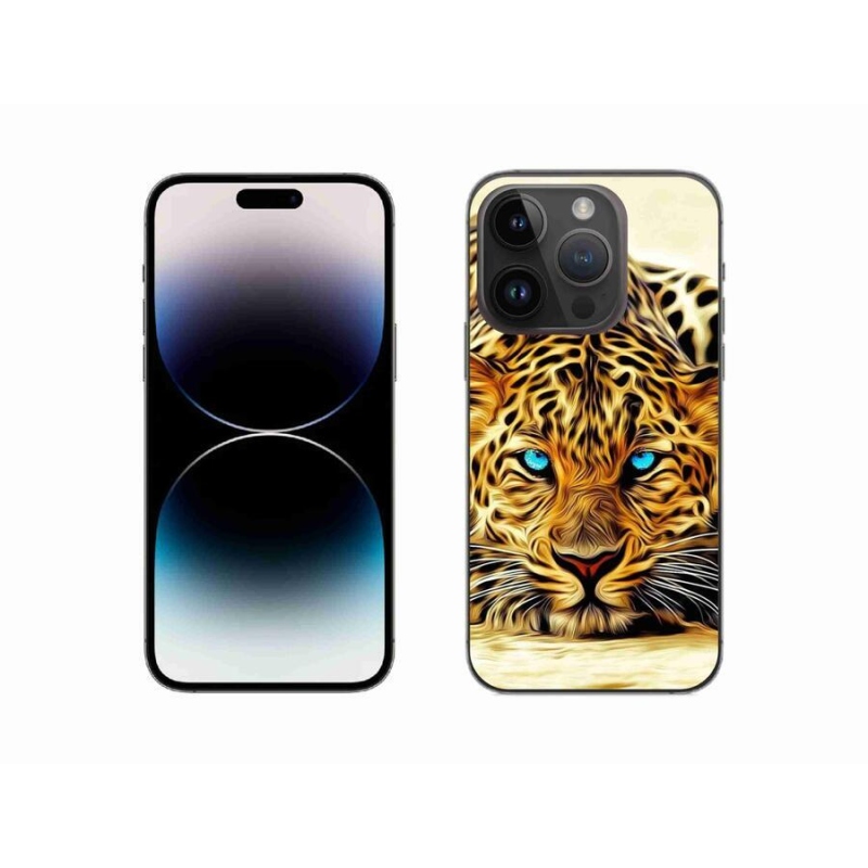 Gelový kryt mmCase na mobil iPhone 14 Pro 6.1 - kreslený tygr