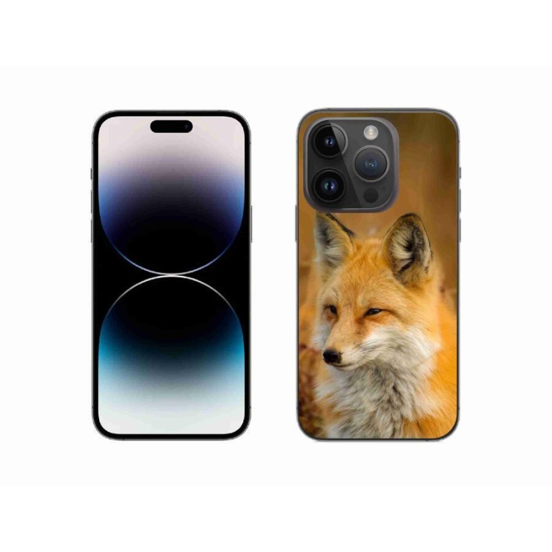 Gelový kryt mmCase na mobil iPhone 14 Pro 6.1 - liška