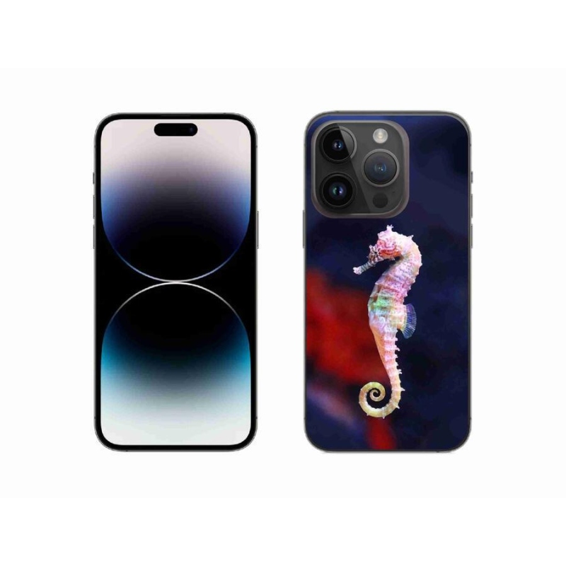 Gelový kryt mmCase na mobil iPhone 14 Pro 6.1 - mořský koník