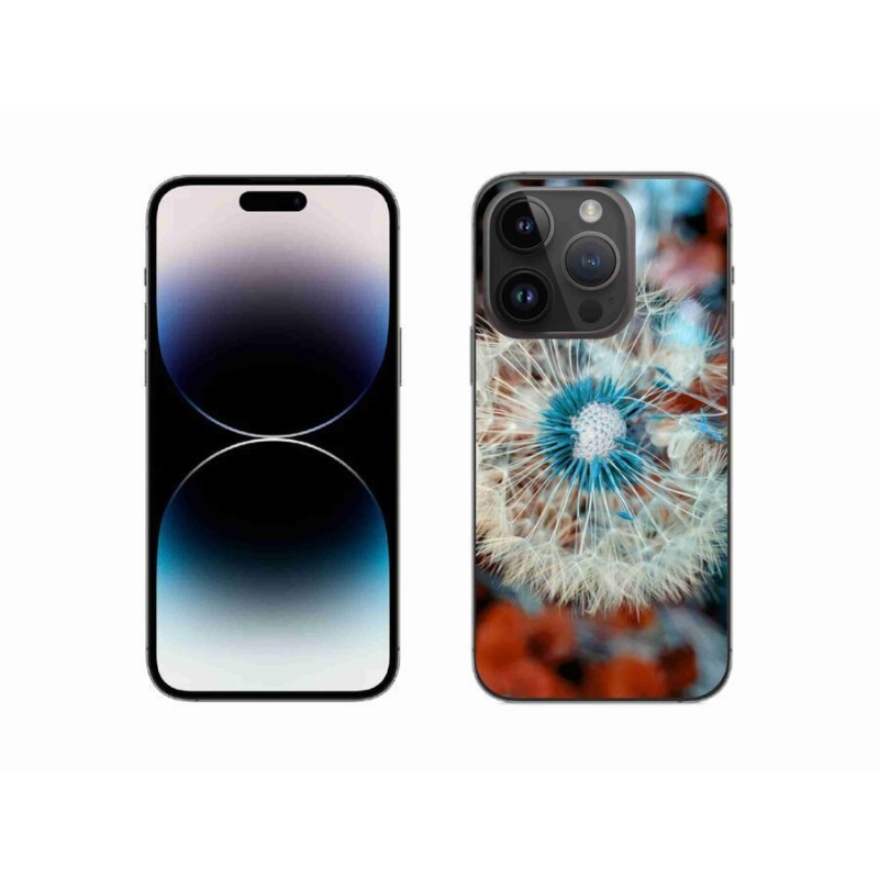 Gelový kryt mmCase na mobil iPhone 14 Pro 6.1 - odkvetlá pampeliška 1