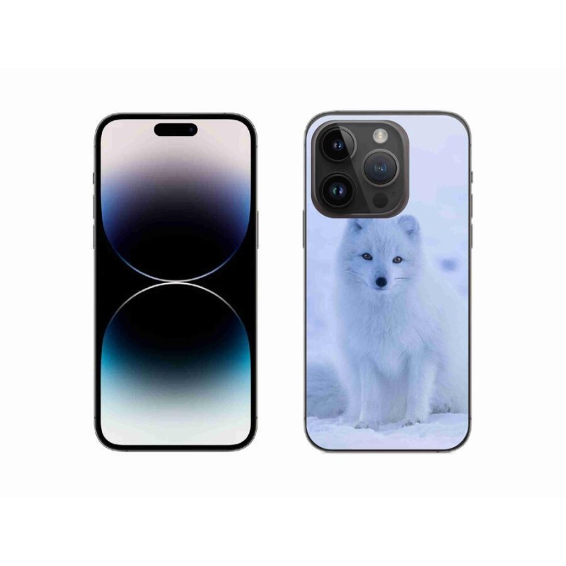 Gelový kryt mmCase na mobil iPhone 14 Pro 6.1 - polární liška
