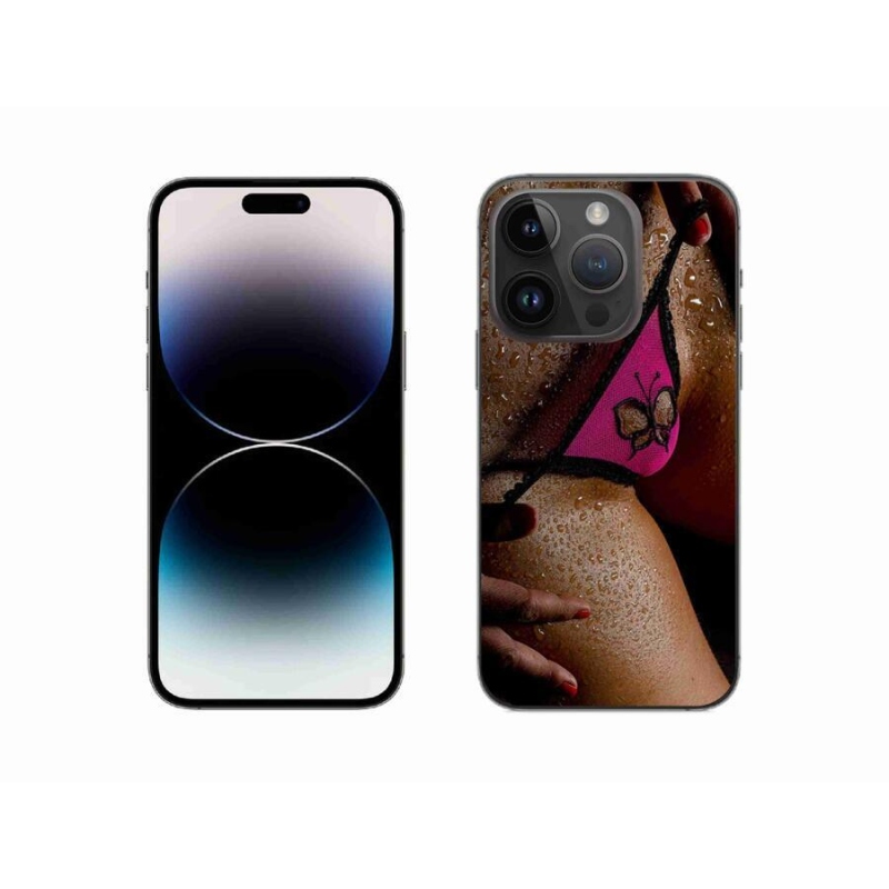 Gelový kryt mmCase na mobil iPhone 14 Pro 6.1 - sexy žena