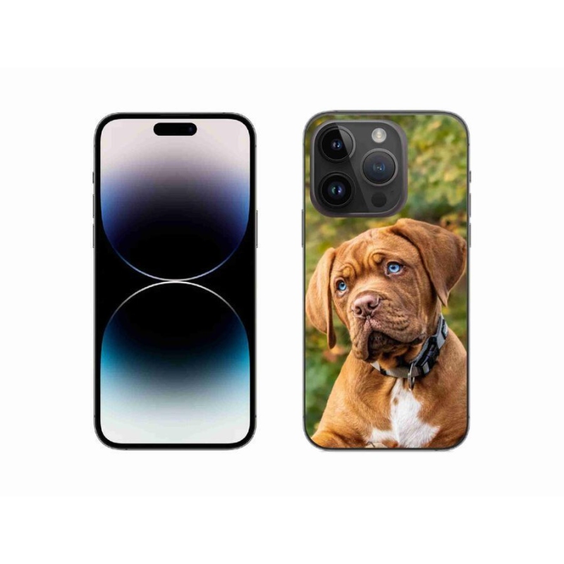 Gelový kryt mmCase na mobil iPhone 14 Pro 6.1 - štěně