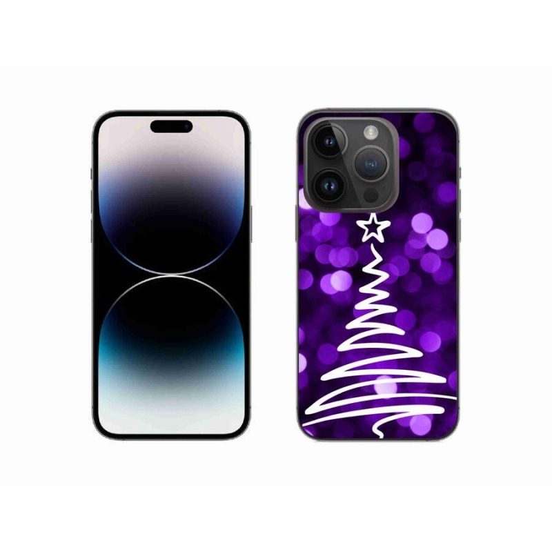 Gelový kryt mmCase na mobil iPhone 14 Pro 6.1 - stromek