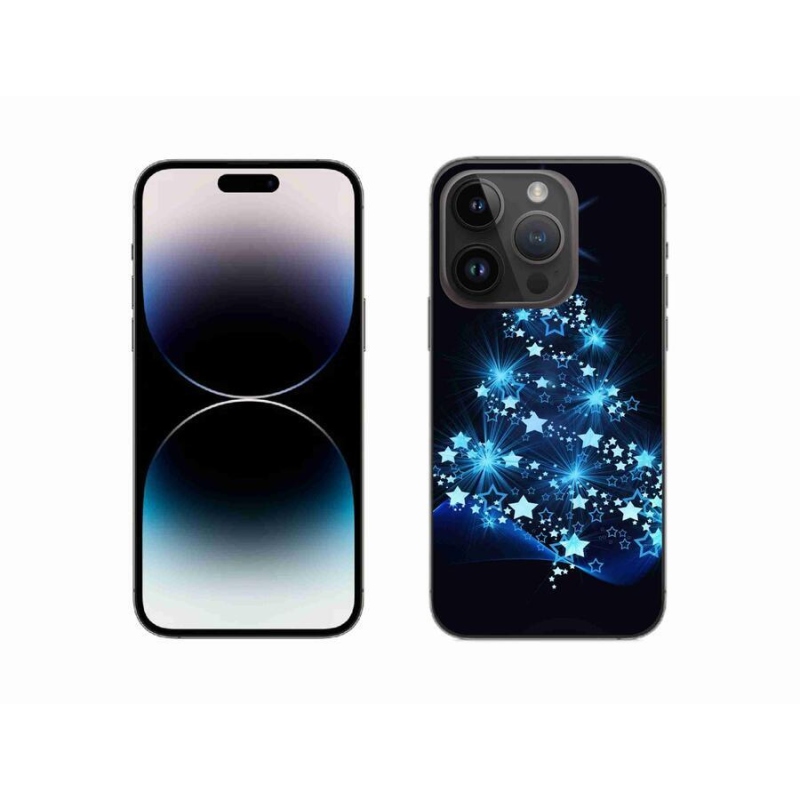 Gelový kryt mmCase na mobil iPhone 14 Pro 6.1 - vánoční stromek