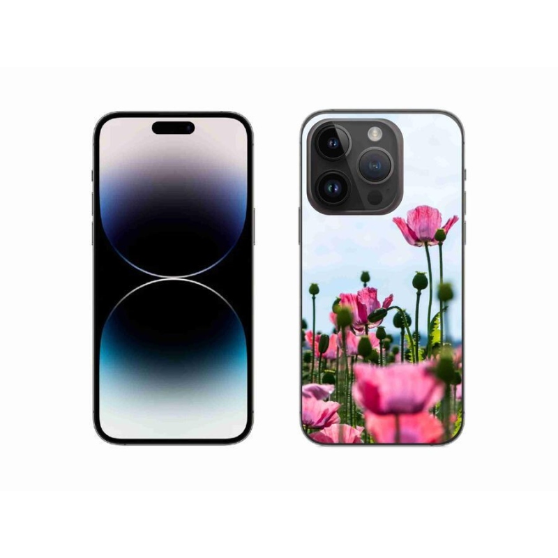 Gelový kryt mmCase na mobil iPhone 14 Pro 6.1 - vlčí mák