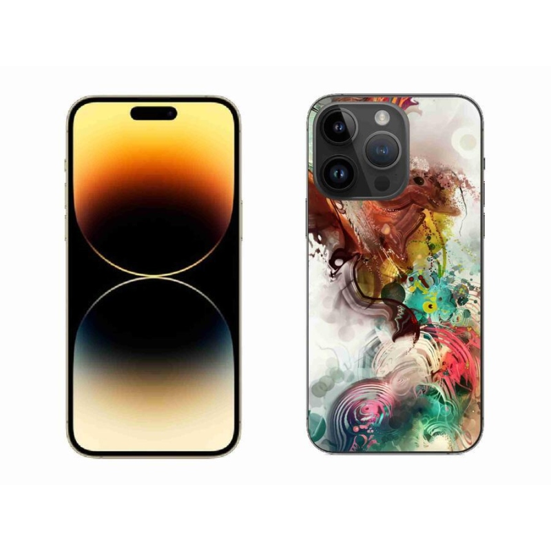 Gelový kryt mmCase na mobil iPhone 14 Pro Max 6.7 - abstrakt 1