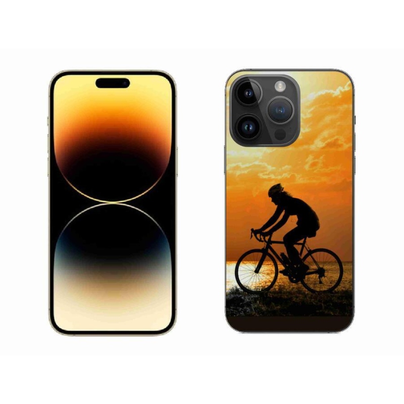 Gelový kryt mmCase na mobil iPhone 14 Pro Max 6.7 - cyklovýlet