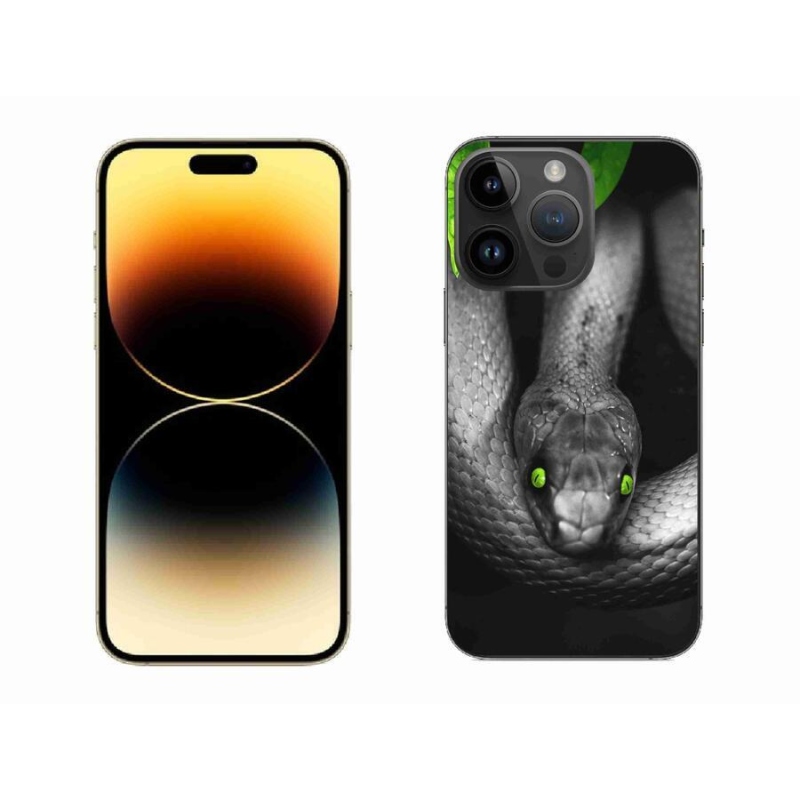 Gelový kryt mmCase na mobil iPhone 14 Pro Max 6.7 - had